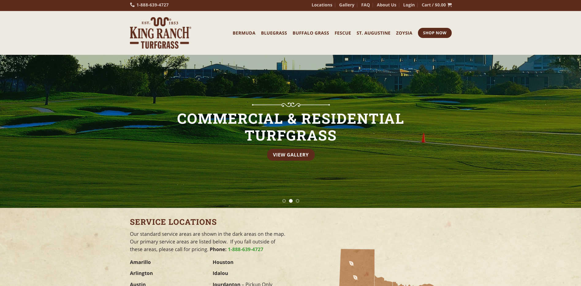 King Ranch Turfgrass Website